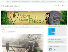 Tablet Screenshot of momgonepaleo.com